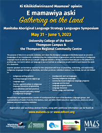 MALS Gathering for Our Languages Symposium – June 2-3, 2022 poster cover